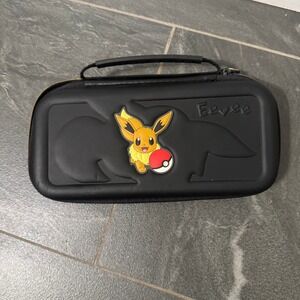 Nintendo Pokemon Eevee Hard Shell Nintendo Switch Carrying Case Black